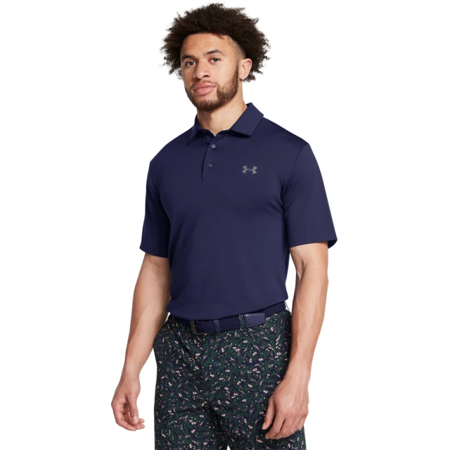 UNDER ARMOUR UA 男 Playoff 3.0短POLO_1378673-411(深藍色)