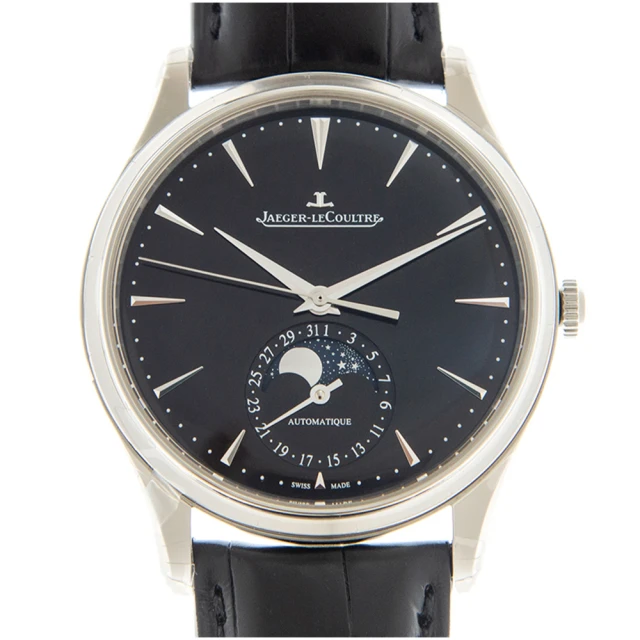 JAEGER LECOULTRE 積家錶 超薄大師系列 月相皮帶腕表x39mm(Q1368471)