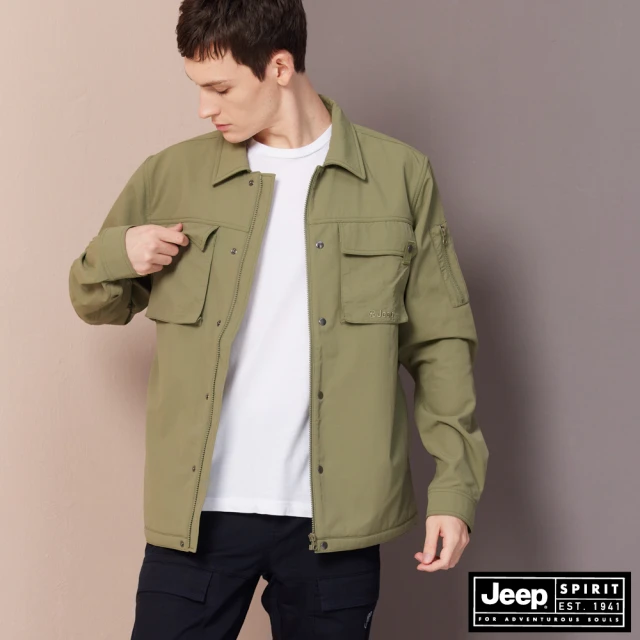 JEEP 男裝 率性立體多口袋短褲(灰色)優惠推薦