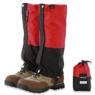 【ISUKA】輕量GORE-TEX綁腿 前開拉鍊 紅色