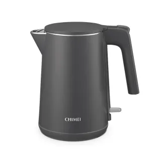 【CHIMEI 奇美】1.0L 304不鏽鋼雙層防燙快煮壺-夜幕灰(KT-10YPB2)