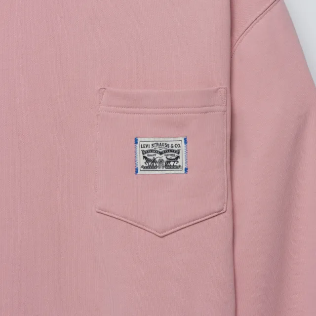 【LEVIS】男款 長袖T 大學T LOGOT 衛衣 上衣 熱賣單品 0018X-0001