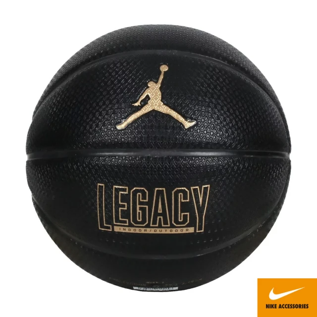 NIKE 耐吉 籃球 JORDAN LEGACY 2.0 8P 7號球 J100825305107黑金(比賽 訓練 戶外 室內 排汗 耐磨 深溝)