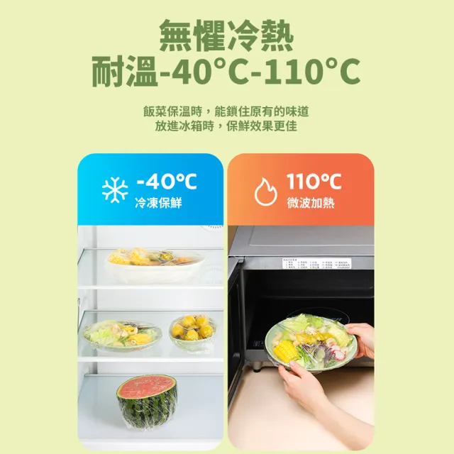 【CS22】一次性大包裝鬆緊食物保鮮膜罩-1包(保鮮3秒快速搞定)