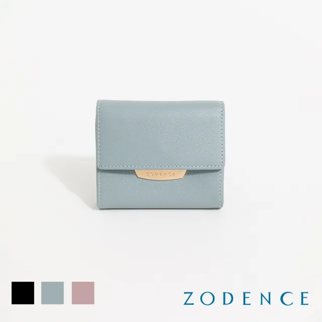 【ZODENCE 佐登司】NOVIA進口真皮簡式短夾(多色)