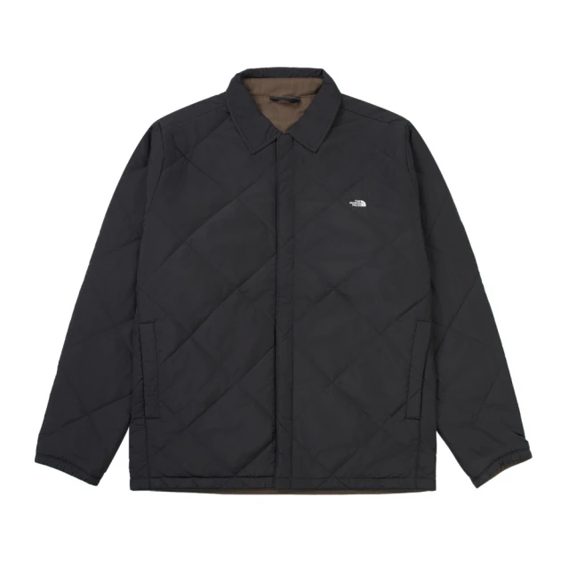 The North Face TNF DWR防潑水兩面穿鋪棉外套 M AFTERBURNER INSULATEDFLANNEL 男 黑(NF0A82V34XO)