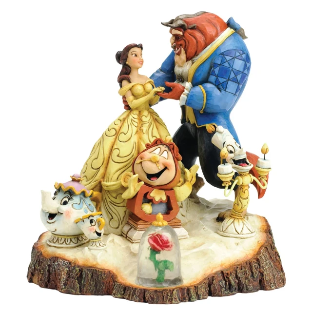 Enesco 精品家飾 Disney 迪士尼 美女與野獸 童話主題居家擺飾