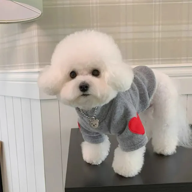 【hipidog 嬉皮狗】怦然心動打底衫(秋冬款寵物服飾 貓狗衣服 面料柔軟 舒適親膚)