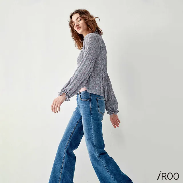 【iROO】蒲公英花卉印花上衣