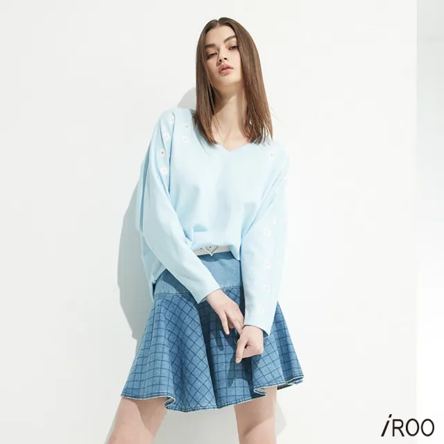 【iROO】小雛菊刺繡衛衣