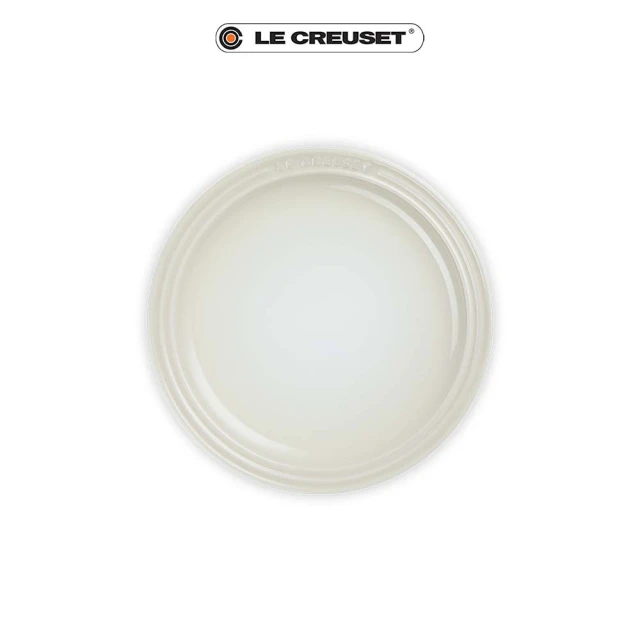 Le Creuset 瓷器圓盤19cm(蛋白霜)