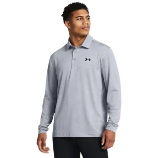 【UNDER ARMOUR】UA 男 Playoff 長POLO_1387123-035(灰色)
