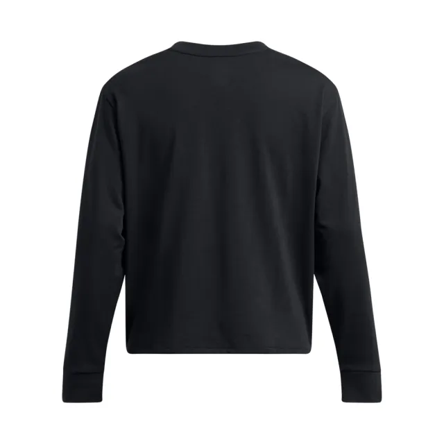 【UNDER ARMOUR】UA雙11精選 女 HW BOXY 長袖T-Shirt_1387017-001(黑色)