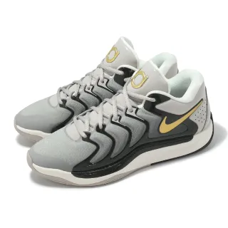 【NIKE 耐吉】籃球鞋 KD17 EP 男鞋 灰黑 金 Durant 杜蘭特 氣墊 緩震(FJ9488-003)