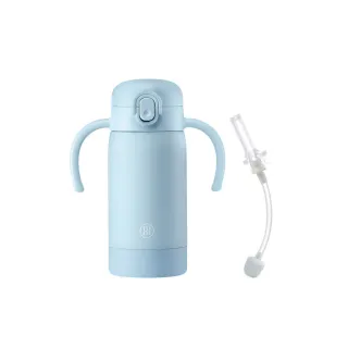 【Simba 小獅王辛巴官方直營】TEENYLITE不鏽鋼保溫瓶經典組(把手吸管330ml/新品上市/兒童水杯)