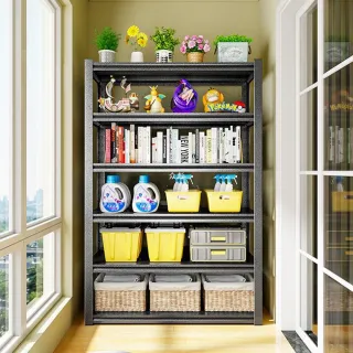 【STYLE 格調】荷重五層碳鋼50*100*182cm鐵力士架置物架(鐵架/收納/櫃子/電器櫃/層架)