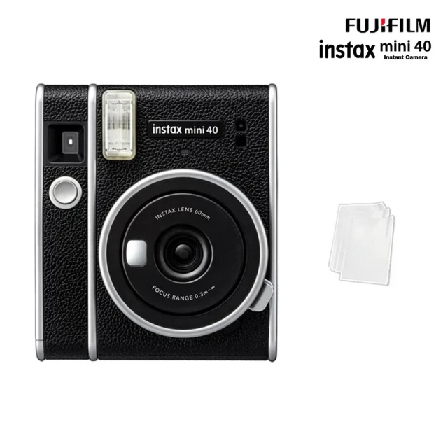 FUJIFILM 富士 instax mini 40 拍立得相機 原廠公司貨(送底片透明保護套20入)