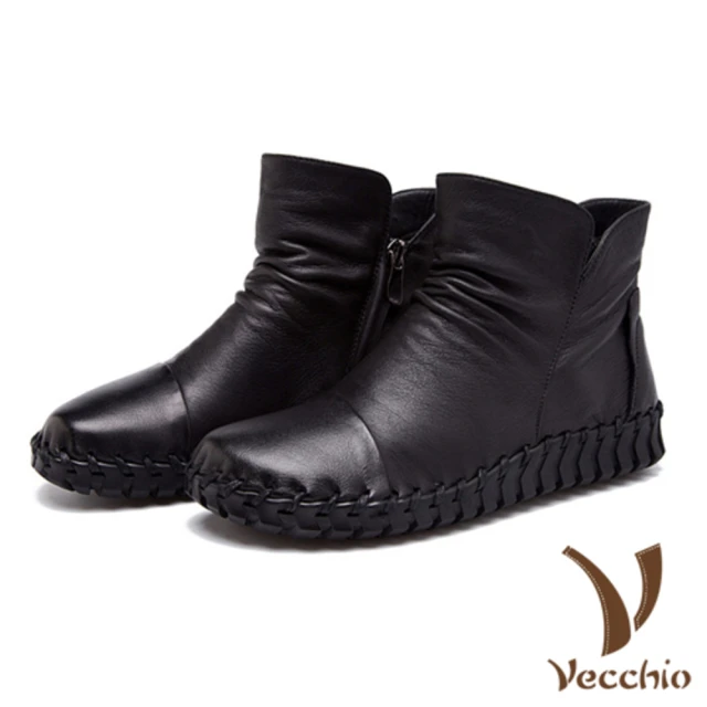 Vecchio 真皮馬丁靴 繫帶馬丁靴/真皮磨砂皮革經典繫帶