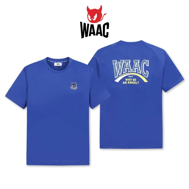 WAAC WACKY BACK PRINT SS CREWNECK TOP 男士 圓領短袖上衣 藍色