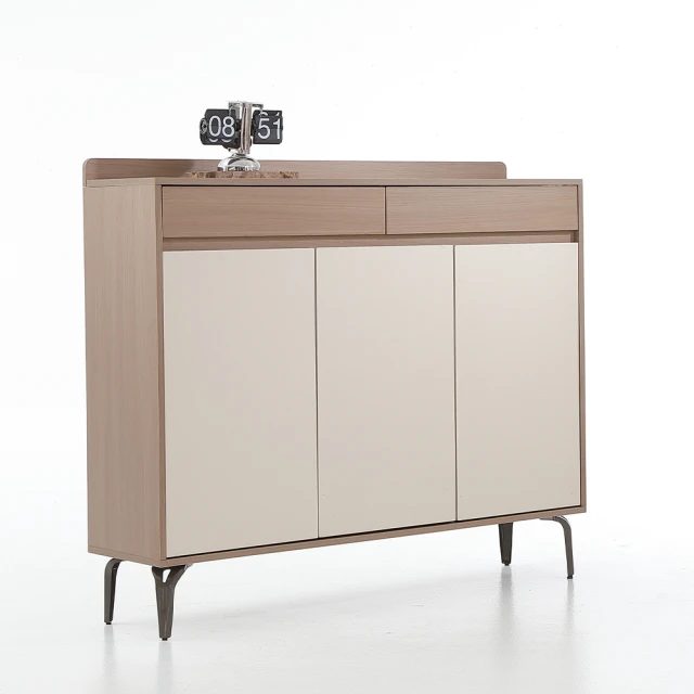 直人木業 YS 現代風漂流灰橡78CM高鞋櫃 推薦