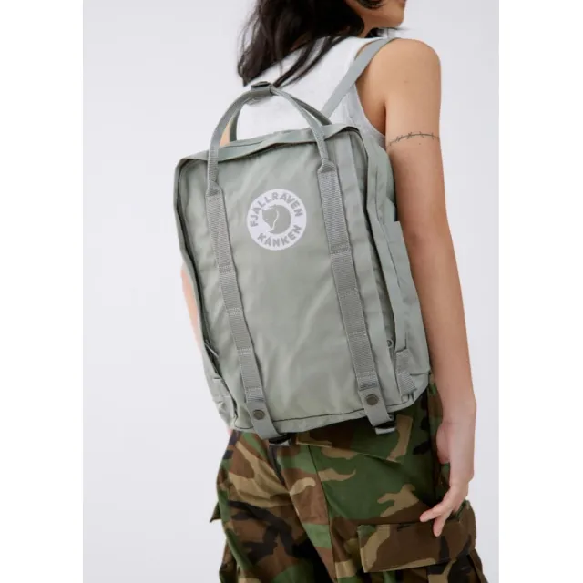 【Fjallraven】北極狐 Tree Kanken 灰綠 高階款 環保材質 仿舊 小狐狸 瑞典 空肯包 放水壺