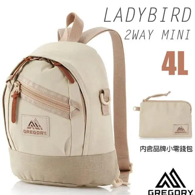 【Gregory】LADYBIRD 2WAY MINI 4L 兩用多用途迷你後背包+手挽袋(131370-1775 沙色)