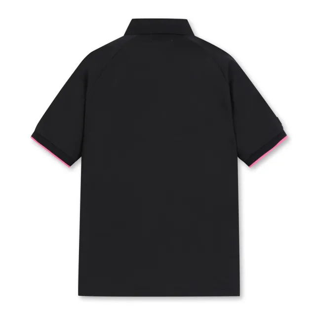 【WAAC】WAAC PIQUE LOOSE FIT SS POLO 女士 短袖 POLO衫 黑色