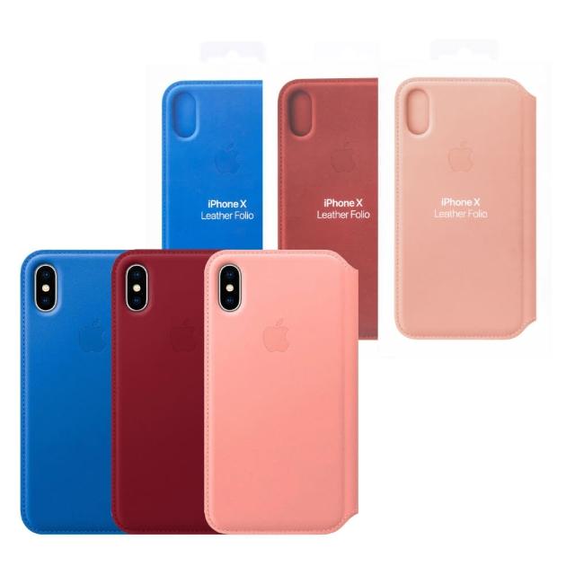 Apple iPhone X 專用皮套保護殼 莓果電子藍嫩粉紅色 PC+TPU 材質 輕薄防摔手機殼