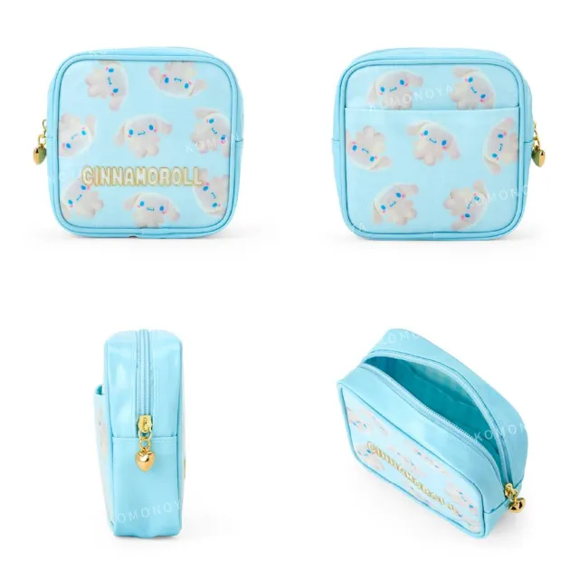 【小禮堂】雙11 Sanrio 三麗鷗 PVC方型化妝包 - 3D人物系列(平輸品)