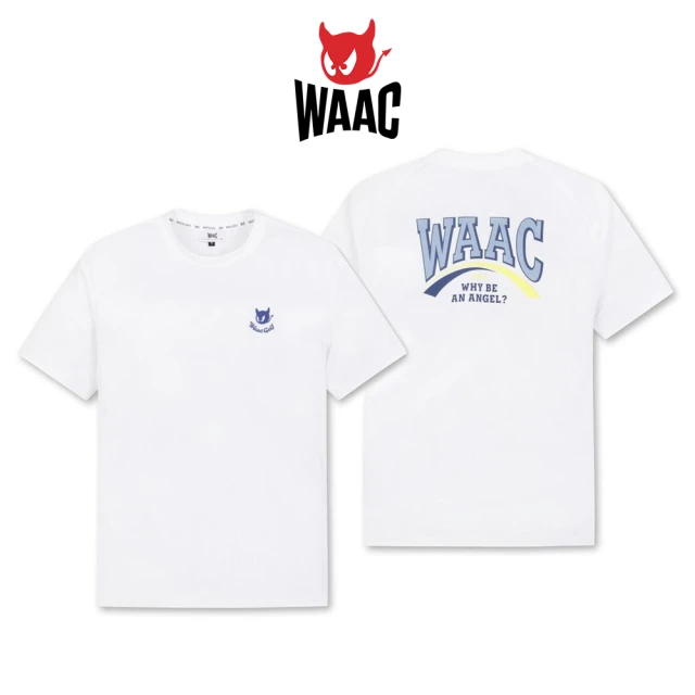 WAAC WACKY BACK PRINT SS CREWNECK TOP 男士 圓領短袖上衣 白色