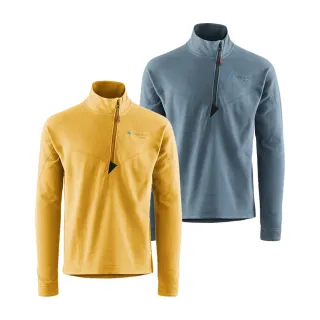 【Klattermusen】Sigyn 男輕刷毛半開襟長袖上衣(保暖/旅遊/穿搭/底層衣/排汗衣)