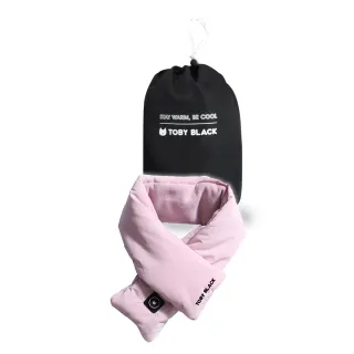 【TOBY BLACK】多功能發熱舒敷圍巾/發熱眼罩/發熱枕禮盒豪華組_蒂芬妮粉(館長推薦-送耐熱收納袋)