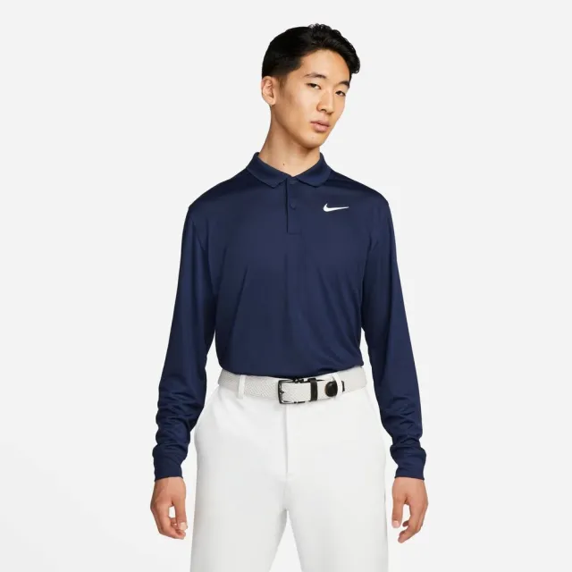 【NIKE GOLF】Dri-FIT Victory 男子長袖高爾夫翻領T恤(多色可選)