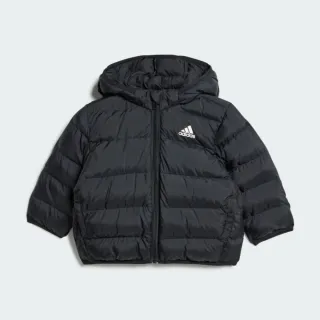 【adidas 愛迪達】外套 童裝 小童 男童 女童 運動連帽外套 I SD JKT 黑 IX3302