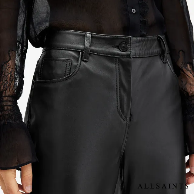 【ALLSAINTS】SAIGE 羊皮長褲皮褲 W037TB(直筒版型)
