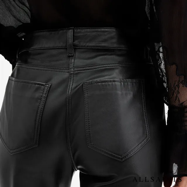 【ALLSAINTS】SAIGE 羊皮長褲皮褲 W037TB(直筒版型)