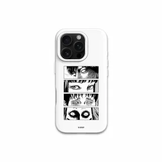 【RHINOSHIELD 犀牛盾】iPhone 16系列 SolidSuit背蓋手機殼/伊藤潤二系列-凝視(伊藤潤二)