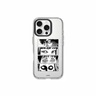 【RHINOSHIELD 犀牛盾】iPhone 14系列 Clear MagSafe兼容 磁吸透明手機殼/伊藤潤二系列-凝視(伊藤潤二)
