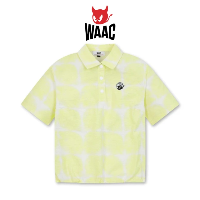 WAAC SEERSUCKER LEMON PRINT SS POLO 女士 印花POLO衫 黃色