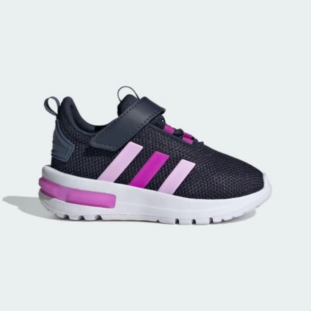 adidas 愛迪達 運動鞋 童鞋 小童 兒童 RACER TR23 EL I 黑粉 JH9569(C5105)