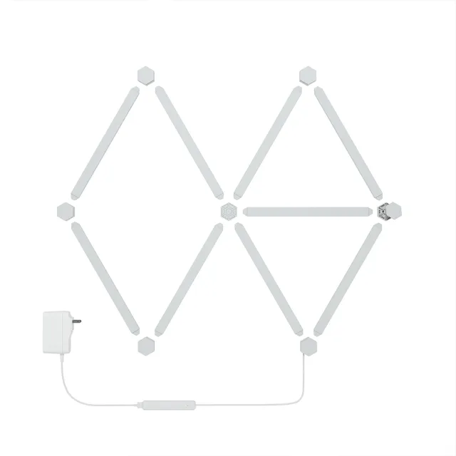 【Nanoleaf】Lines 造型組合-智能星座燈9條組+3條擴充組(RGB LED 觸控 音樂 氣氛燈 LED燈 像素燈)