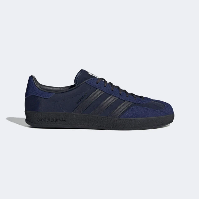 adidas 愛迪達 Gazelle Indoor 男女 休閒鞋 運動 復古 三葉草 麂皮 聯名 深藍 黑(IH9986)