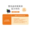 【小兒利撒爾】雙效晶明葉黃素 咀嚼錠 6瓶組 32錠/瓶(共192錠游離型、山桑子、枸杞、無防腐劑、藍莓口味)