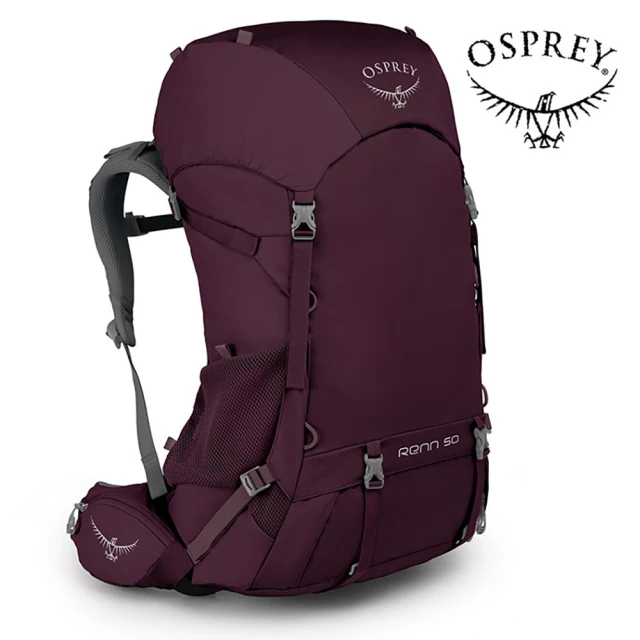 Osprey Renn 50 透氣網架式登山背包 女 極光紫 Osprey Renn 50 透氣網架式登山背包 女 極光紫(健行背包 徙步旅行 登山後背包)