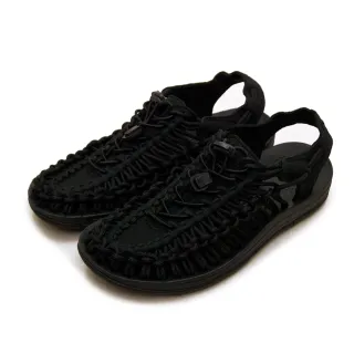 【DIADORA】女 迪亞多那 水陸兩用復古鱷魚編織涼鞋(黑 31779)