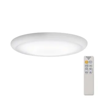 【Panasonic 國際牌】日本製3-6坪 LED 抗汙 調光調色 智慧型 日式禪風 遙控吸頂燈(LGC31115A09 和卷)