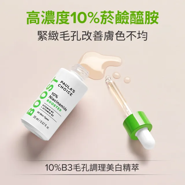 【PAULA’S CHOICE 寶拉珍選】10%B3毛孔調理美白精萃20ml