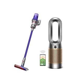 【dyson 戴森】HP09 Purifier Hot+Cool Formaldehyde 三合一甲醛偵測涼暖清淨機(鎳金色)(超值組)買一送一