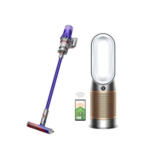 【dyson 戴森】HP09 Purifier Hot+Cool Formaldehyde 三合一甲醛偵測涼暖清淨機(白金色)(超值組)買一送一