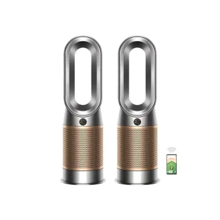 【dyson 戴森】HP09 三合一甲醛偵測涼暖空氣清淨機  循環風扇(鎳金色)(超值組)